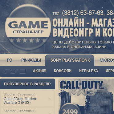 Cover of the Online store StranaIgr